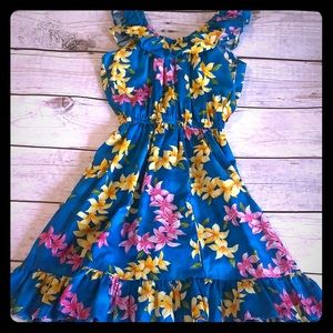 Hawaiian print sun dress